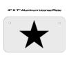 4 X 7 Aluminum License Plate  Thumbnail