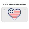 4 X 7 Aluminum License Plate  Thumbnail
