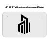 4 X 7 Aluminum License Plate  Thumbnail