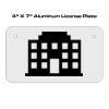 4 X 7 Aluminum License Plate  Thumbnail