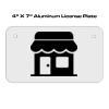 4 X 7 Aluminum License Plate  Thumbnail