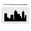 4 X 7 Aluminum License Plate  Thumbnail