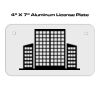 4 X 7 Aluminum License Plate  Thumbnail