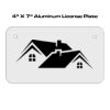4 X 7 Aluminum License Plate  Thumbnail