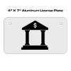 4 X 7 Aluminum License Plate  Thumbnail