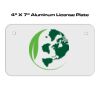 4 X 7 Aluminum License Plate  Thumbnail
