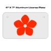 4 X 7 Aluminum License Plate  Thumbnail