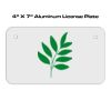 4 X 7 Aluminum License Plate  Thumbnail
