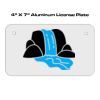 4 X 7 Aluminum License Plate  Thumbnail