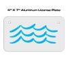 4 X 7 Aluminum License Plate  Thumbnail