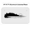 4 X 7 Aluminum License Plate  Thumbnail