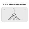 4 X 7 Aluminum License Plate  Thumbnail