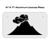 4 X 7 Aluminum License Plate  Thumbnail