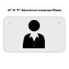 4 X 7 Aluminum License Plate  Thumbnail