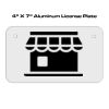 4 X 7 Aluminum License Plate  Thumbnail