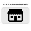4 X 7 Aluminum License Plate  Thumbnail