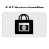 4 X 7 Aluminum License Plate  Thumbnail