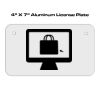 4 X 7 Aluminum License Plate  Thumbnail