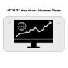 4 X 7 Aluminum License Plate  Thumbnail