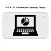 4 X 7 Aluminum License Plate  Thumbnail