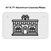 4 X 7 Aluminum License Plate  Thumbnail