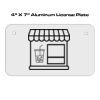 4 X 7 Aluminum License Plate  Thumbnail
