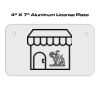 4 X 7 Aluminum License Plate  Thumbnail
