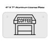 4 X 7 Aluminum License Plate  Thumbnail