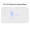 4 X 7 Aluminum License Plate  Thumbnail