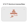 4 X 7 Aluminum License Plate  Thumbnail