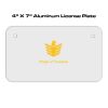 4 X 7 Aluminum License Plate  Thumbnail