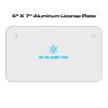 4 X 7 Aluminum License Plate  Thumbnail