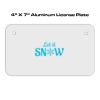 4 X 7 Aluminum License Plate  Thumbnail