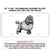 6 X 12 Full Size Aluminum License Plate for Cars and Trucks  Thumbnail