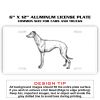 6 X 12 Full Size Aluminum License Plate for Cars and Trucks  Thumbnail