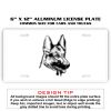 6 X 12 Full Size Aluminum License Plate for Cars and Trucks  Thumbnail