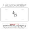 6 X 12 Full Size Aluminum License Plate for Cars and Trucks  Thumbnail