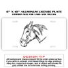 6 X 12 Full Size Aluminum License Plate for Cars and Trucks  Thumbnail