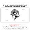 6 X 12 Full Size Aluminum License Plate for Cars and Trucks  Thumbnail