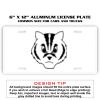 6 X 12 Full Size Aluminum License Plate for Cars and Trucks  Thumbnail