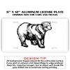 6 X 12 Full Size Aluminum License Plate for Cars and Trucks  Thumbnail