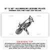 6 X 12 Full Size Aluminum License Plate for Cars and Trucks  Thumbnail