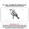 6 X 12 Full Size Aluminum License Plate for Cars and Trucks  Thumbnail