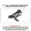 6 X 12 Full Size Aluminum License Plate for Cars and Trucks  Thumbnail