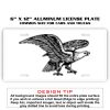 6 X 12 Full Size Aluminum License Plate for Cars and Trucks  Thumbnail