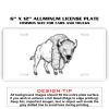 6 X 12 Full Size Aluminum License Plate for Cars and Trucks  Thumbnail