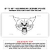 6 X 12 Full Size Aluminum License Plate for Cars and Trucks  Thumbnail