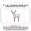 6 X 12 Full Size Aluminum License Plate for Cars and Trucks  Thumbnail