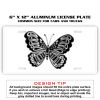 6 X 12 Full Size Aluminum License Plate for Cars and Trucks  Thumbnail