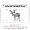 6 X 12 Full Size Aluminum License Plate for Cars and Trucks  Thumbnail
